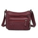 thumbnail image 1 of Bolso Bandolera Bolso bandolera para mujer Cuero de PU Bolsos para madres de mediana edad Bolso para dama (Rojo vino) Ehuebsd Para Estrenar, 1 of 7