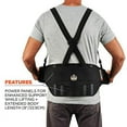 thumbnail image 3 of Ergodyne ProFlex® 1600 Standard Elastic Back Support Brace, Black, 3XL, 3 of 6