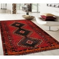 thumbnail image 2 of Pasargad Home Vintage Azerbaijan Red Lamb's Wool Area Rug  4' 2" X 7' 2", 2 of 3