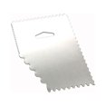 thumbnail image 2 of Stainless Steel Cake Scraper Cream Icing Smoothers Teeth Edge Cakes Decorating Sugar Craft Baking Accessory Household Tools 9.5*6.8cm Type 5, 2 of 9