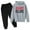 Gray, variant on Boys Suits Size 7 Winter Sweatshirt Letter Printed Hoodie Pants Children'S Casual Two Piece Fashion Trend Football Fans Sports Player Sports Gift Boys Outfits Size 8-9 4-5 Years