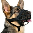 thumbnail image 1 of Dog Muzzle, Silicone Basket Muzzle For Small Medium Large Dogs, Soft Cage Muzzle Prevent Biting Chewing, Allow Drinking Panting,_Special Gift, 1 of 5