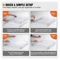 thumbnail image 4 of Pull Out Cabinet Organizer 20"W x 21"D, Slide Out Pantry Shelves, Heavy Duty Chrome Steel Roll Out Drawers, Kitchen Cabinet Storage, 4 of 7