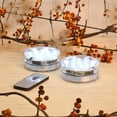 thumbnail image 2 of LumaBase Submersible Battery Operated White LED Lights with Remote Control - Set of 2, 2 of 4