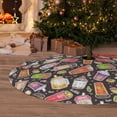thumbnail image 6 of Sikiie Milk Tea 30-48 inches {designName} Print Christmas Tree Skirt Snowman Xmas Tree Skirt with Edge Christmas Decorations for Holiday Party30", 6 of 7