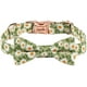 thumbnail image 2 of Collar de perro con pajarita para mujer, pajarita floral para niñas, collares para perros, ajustable suave para gatos pequeños, medianos y grandes, bonitos patrones de margaritas, cómodos collares de algodón con hebilla de metal, regalo duradero para mascotas, color rosa, 2 of 6