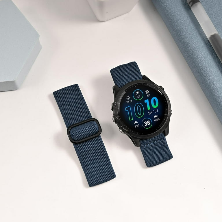 FL Sports nylon watch strap compatible with Garmin Forerunner 970