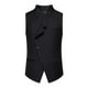 thumbnail image 2 of pstuiky Camiseta sin mangas para hombre, Nueva camiseta sin mangas con cuello tipo blazer, estampado, con botones y cuello tipo chaleco ajustado para hombre Chaleco de hombre l, 2 of 9