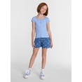 thumbnail image 2 of Wonder Nation Girls' Lace and Button Front Top with Short Sleeves, Sizes 4-18 & Plus, 2 of 5
