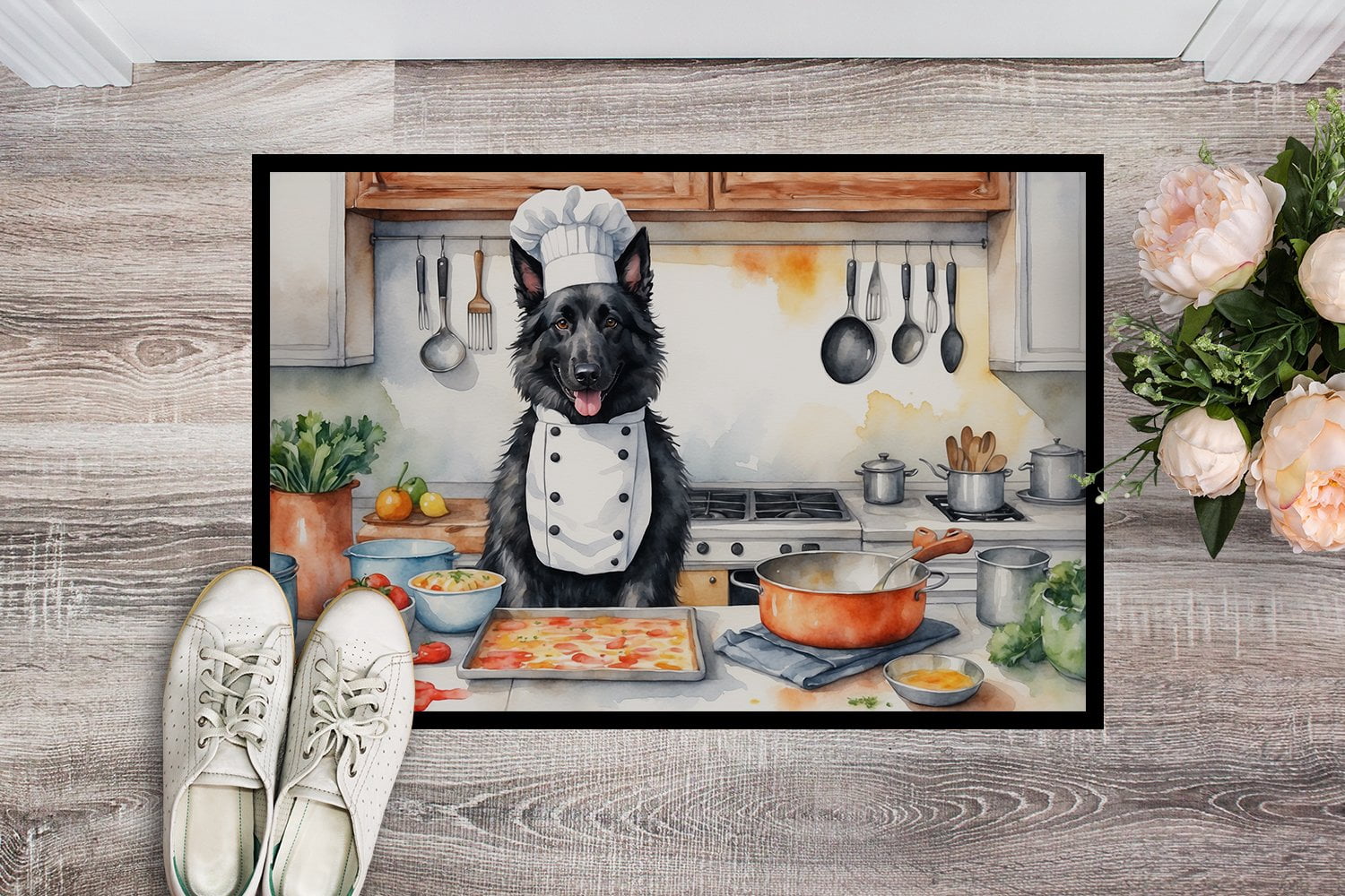 Yorkie Yorkshire Terrier The Chef Doormat