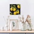 thumbnail image 6 of Chilfamy Lemon Leaves Flowers Canvas Wall Decor Ready To Hang Art 12x12in, 6 of 6