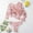 #101 Pink, variant on 2 Pcs Girl Swimwear Floral Tops Drawstring Bikini Bottoms Suit Girls Suit Girls Bikini New Split Water Drop Print Bikini For 7-8 Years