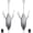 6OZ-2PCS, variant on Sputnik Sinker Fishing Weights Saltwater Surf Casting Spider Sinkers Long Tail Fishing Weights for Catfish Beach Sand Ocean 3oz-7oz
