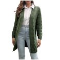 thumbnail image 2 of Turilly Womens Jackets Ladies Woman Fashion Long Sleeves Solid Color Loose Tops Blouse Sweater Cardigan, 2 of 6