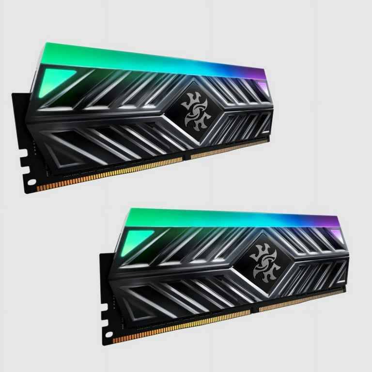② RGB各社DDR4 16GB　（8GB*2） XPG SPECTRIX D41 RGB DDR4 16GB 2x8GB DDR4 3200MHz CL18 Grey 2PK