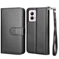 thumbnail image 3 of Takfox Moto G Power 5G 2024 Case, for Motorola Moto G Power 5G 2024 Wallet Case, PU Leather w Credit Card Holder Flip Cover [9 Card Slots][Kickstand] Magnetic Detachable Hard Case & Strap -Black, 3 of 8