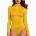 thumbnail image 1 of Women's High Neck Solid Color Slim Fit Body Shaping Underwear - Comfortable and Versatile, 1 of 6