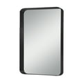 thumbnail image 6 of POSHIONS Bathroom Mirror Metal Framed Mirror Rectangle Wall Mounted Vanity Mirror,30"x 40" Black, 6 of 6