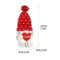 thumbnail image 3 of LEHOZIHEQ Valentine's Day Ornaments for Tree Gnomes, Valentine's Day Rudolf Faceless Doll Gift Decoration, Doll Valentine's Day Fabric Dwarf Embracing Heart, 3 of 3