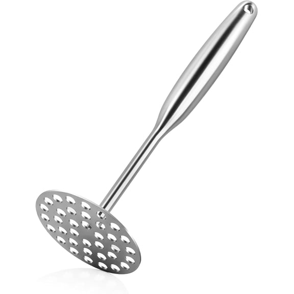 XUET Stainless Steel Potato Masher - Heavy Duty Mashed Potato Maker, Avocado, Sweet Potato, Vegetable, Fruit Mash Tool