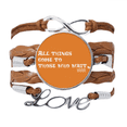 thumbnail image 1 of Bracelet Motivation Anglaise Chaîne Ornement Bracelet, 1 of 3