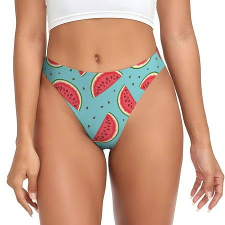 Sigee Watermelon for Women s G-String Panty  Low Rise  Soft Lace Perfect for Everyday Wear or Special Occasions-Small