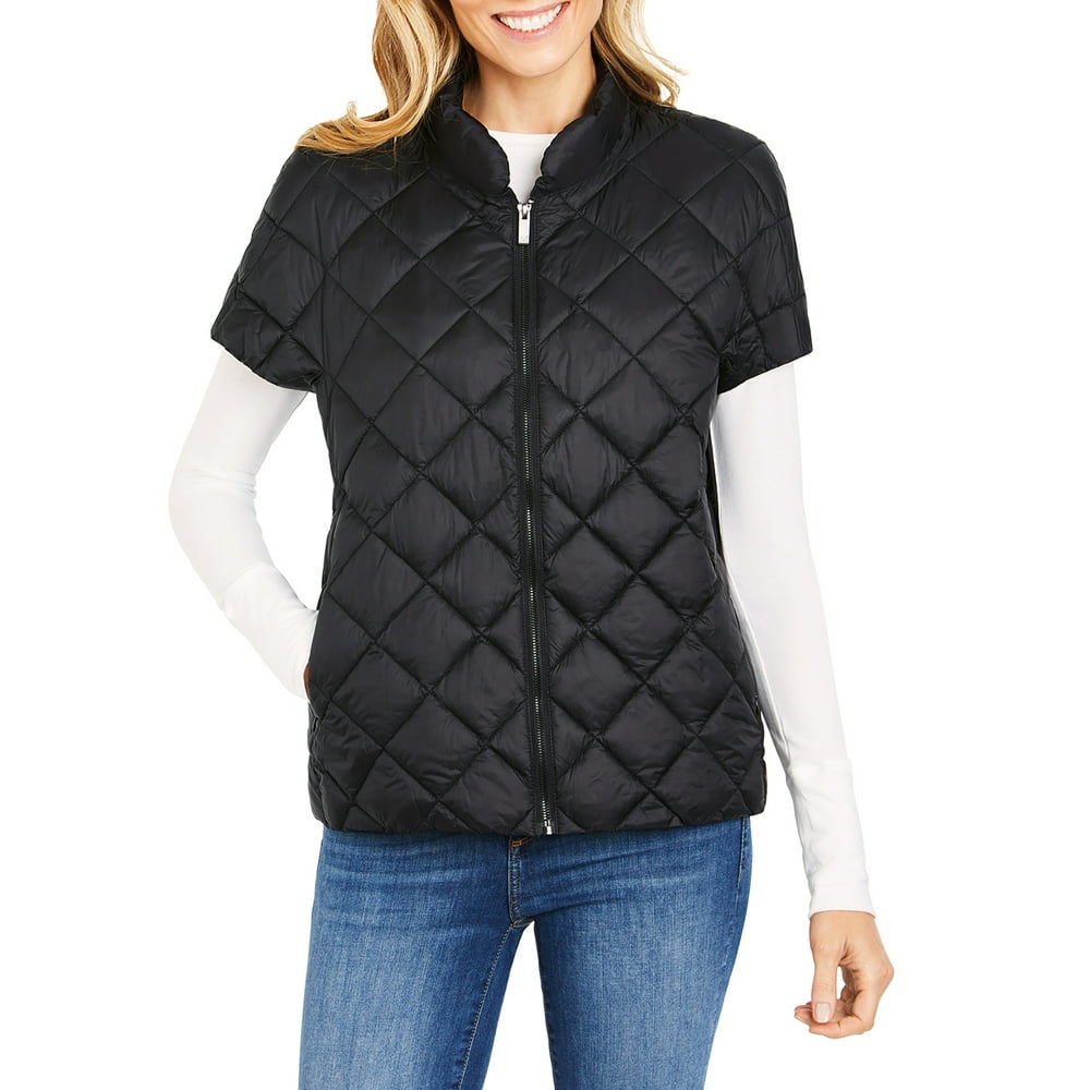 Martha Stewart Martha Stewart Everyday Womens Short Sleeve Packable