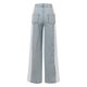 thumbnail image 4 of WILLBEST Pantalones Casuales para Mujer, Vaqueros elegantes con Rayas de Patchwork, Cintura Alta, Corte Holgado, Vaqueros con Bloques de Color, Pantalones Rectos de Pierna Ancha Grande, 4 of 4