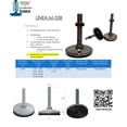 thumbnail image 3 of Nivelador Antivibración Industrial De 5/8 X 3" para 300kg (4pzas) INAHER M-338, 3 of 3
