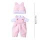 thumbnail image 3 of Conjunto de vestido navideño para muñecas Reborn de 30 cm | Disfraz navideño verde, blanco y rosa | Conjunto de algodón de una pieza para niñas de 3 a 6 años | Juguete de regalo y rompecabezas p, 3 of 6