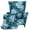 Teal Blue Floral, variant on XYZCANDO Vintage Patchwork Floral Wingback Chair Cover, Stretch Washable Slip Resistant Wing Chair Protector for Living Room Bedroom Home Decor