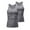 Gray, variant on CYiJun George Men's Ribbed Tank Tops, 2-Pack
