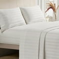 thumbnail image 3 of The Sheet Lab Regal Dreams Sheet Sets, 3-Piece Twin, White, 3 of 8