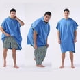 thumbnail image 4 of Surf Poncho Changing Towel Quick-Dry Hooded Robe Microfiber Beach Blanket Bath Towel Swim Towel Wetsuit, 4 of 5