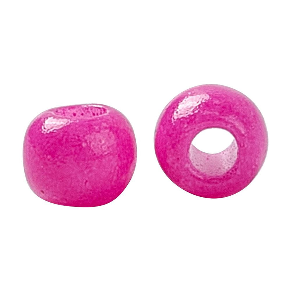 12/0 Grade A Round Glass Seed Beads Baking Paint Magenta 12/0 2x1.5mm Hole: 0.7mm 30000pcs/bag