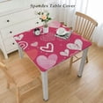thumbnail image 2 of nygtbtfer Cute Table Cloth Round Tablecloth Washable Table Cover for Kitchen Outdoor Valentines Day Decor, 2 of 7