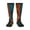 3 Black, variant on Abstract Colorful Duality Knee Socks, High Socks Long Stretchy Sock Women Knee High Stocking, Long Socks for Women