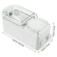 thumbnail image 2 of OUNONA Protector Outdoor Waterproof Socket Sealed Outlet Design 17.3X8.15X5CM White, 2 of 8