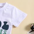 thumbnail image 5 of Baby Boy Outfit Toddler Kids Boys Clothes Outfits Sets Summer Cotton Round Neck Print Sleeveless Beach 0 3 6 12 18 24 Months Tshirt Shorts Pants Set 2 Piece, 5 of 6