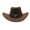 Coffee, variant on Men's Cowboy Hat Leather Cowboy Hat Coffee Hats Fun Hats M
