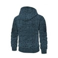 thumbnail image 4 of Thousandth Men's Sherpa Lined Zip Up Hoodie Warm Heavyweight Fleece Insulated Full-Zip Sweatshirt Thermal Outdoor Jacket for Winter, 4 of 5
