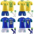 thumbnail image 2 of Conjunto de ropa de fútbol para niños y adultos, traje para hombre, camiseta de secado rápido para fitness al aire libre para mujer, 2 of 6