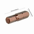 thumbnail image 3 of 12/24Pcs 25mm Screwdriver Bit Screw Head Screwdriver Bit Electric Screwdriver Set Power Tool Accessories, 3 of 8