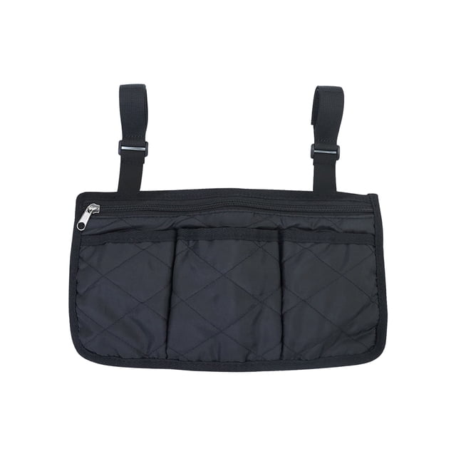 Mlkoz Organizers and Storage , Ce Sac de Rangement pour Accoudoir de Fauteuil Roulant Grande Capacité Convient aux Aînés Lorsqu'ils Sortent dans un Fauteuil Roulant, Cadeaux pour Hommes