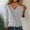 #Gray, variant on DPTALR Women's Solid Color V-neck Long Sleeve Knitted Pullover Sweater,Brown,Size XL