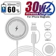 thumbnail image 2 of 30W magnetic wireless charger pad for macsafe iPhone 15 14 13 12 Pro Max mini fast wireless charging dock station mag Chargers, 2 of 7