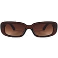 thumbnail image 2 of YESIMOLA Polarized Sunglasses Women Small Rectangle Soild Color Big Frame Sunglasses Personality Fashion Sunglasses for Daily Matching, 2 of 5