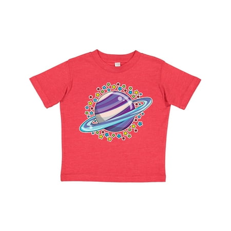 

Inktastic Planet Saturn with Stars Gift Toddler Boy or Toddler Girl T-Shirt