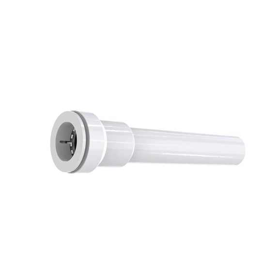 Keeney Insta Plumb 1-1/4 in. D X 8 in. L Plastic Extension Tube