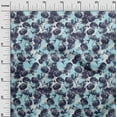 thumbnail image 3 of oneOone Rayon Sky Blue Fabric Florals Craft Projects Decor Fabric Printed By The Yard 56 Inch Wide, 3 of 4